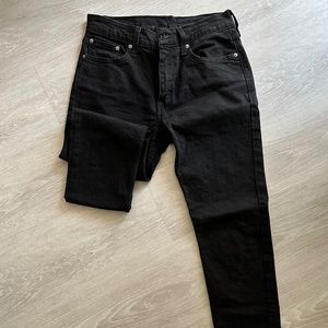 Levi's 512 30x32 Black Slim Taper Jeans